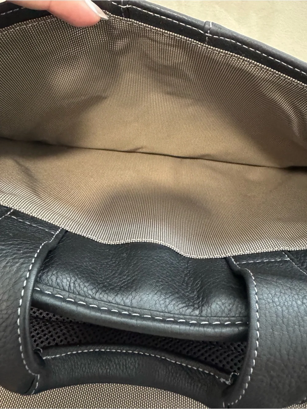 Men's Johnston & Murphy Black Leather Briefcase - Classic Work Bag